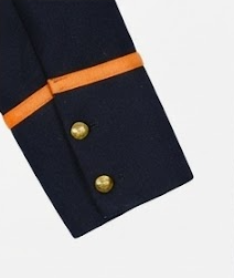 Men Vintage <b>Quilted</b> Jacket Woolen Outerwear <b>Single</b> Breasted Stand Collar Winter Uniform Style - Product Image 4