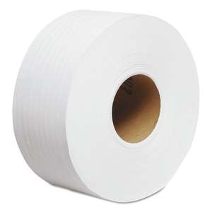 Soft Touch Professional 2 Ply Virgin White Bathroom Hotel Jumbo <b>Roll</b> <b>Toilet</b> Paper - Product Image 6
