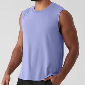 Camisetas sin mangas de culturismo de secado rápido para hombre, camisetas informales para gimnasio, chaleco de verano, camiseta sin mangas de algodón transpirable para hombre - Product Image 3