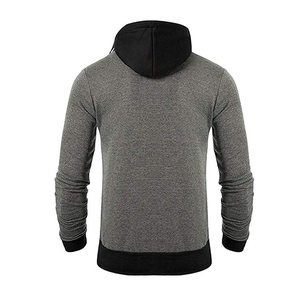 Sudadera con Capucha de Alta Gama Personalizada, Ligera, de 180 g/m², con Cierre, Transpirable, para Hombre, de Algodón, para Invierno, Marca Privada - Product Image 4