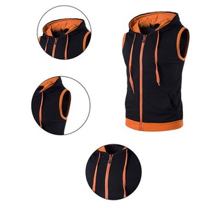 Nouveau style de mode vêtements d'hiver sweats à capuche légers pas cher prix respirant vêtements pour hommes grande taille débardeurs sans manches sweats à capuche - Product Image 6