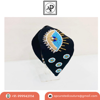 À la mode Vintage Style rétro brodé cheveux ornements femmes Turban Style bandeaux joli Vintage rétro Look bandeaux