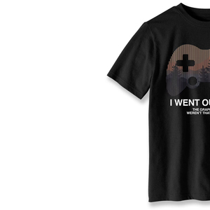 เสื้อยืดคอวีแขนสั้นผ้าฝ้ายเจอร์ซีย์พิมพ์ลายกราฟิกคอนโทรลเลอร์เกมทรงปกติสำหรับผู้ชายแบบขายส่งตามสั่ง - Product Image 4