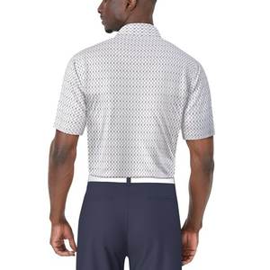 เสื้อสเวตเตอร์พิมพ์ลายทางสำหรับผู้ชายเสื้อโปโลไซส์ใหญ่เข้ารูปสไตล์ย้อนยุคสำหรับใส่เล่นกอล์ฟฤดูร้อน - Product Image 6