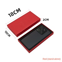 Boîte d'emballage personnalisée avec logo pour ordinateur et téléphone portable, style tiroir, insert en mousse découpée, couvercle à fenêtre transparente, base en papier/carton, vente en gros