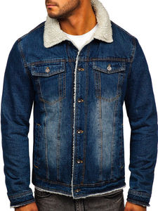 Veste en jean slim pour homme, haute qualité, écologique, séchage rapide, respirante, conception OEM ODM - Product Image 3