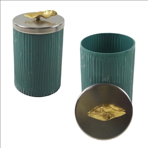 Colored Glass Wax Container With Metal Lid <b>Candle</b> Wax Jar <b>Candle</b> Votive Indoor Festive Decors <b>Dinner</b> Wedding Design Available - Product Image 3