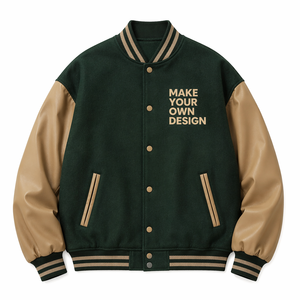 HEAVYWEIGHT VARSITY <b>JACKET</b> CUSTOM LOGO CHENILLE PATCH <b>BASEBALL</b> COLLEGE <b>JACKET</b> PRIVATE LABEL OEM ODM FACTORY - Product Image 5