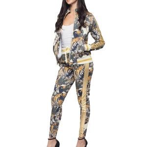 Sublimation Custom Design Sportswear <b>Tracksuit</b> High Quality Sublimation 2 Piece Women Set Breathable <b>Tracksuits</b> for Women 2027 - Product Image 4