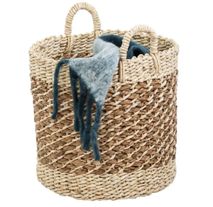 ตะกร้าหญ้าทะเล3ชุดสำหรับตกแต่งบ้านสินค้าขายดี - Product Image 3