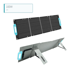 Panel Solar Plegable de 100W 18V para Autocaravanas, Camping y Estaciones de Energía Portátiles - Product Image 2