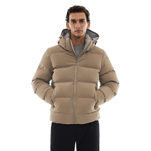 Veste d'hiver pour homme sur mesure, fabricant direct, haute qualité, veste matelassée en toile multicolore brillante avec col montant - Product Image 1