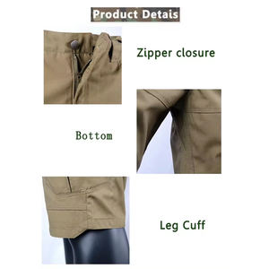Pantalones de Trabajo de Alta Visibilidad Reflectantes con Cintura Flexible y Ajuste Cómodo, Pantalones Cortos de Trabajo Ajustables en Tallas Grandes, Profesionales para Mecánicos - Product Image 2