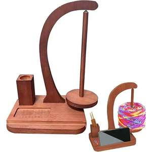 Support de fil en bois pour crochet support de bobine de fil en bois magnétique support de distributeur de boule de fil de l'exportateur indien - Product Image 5