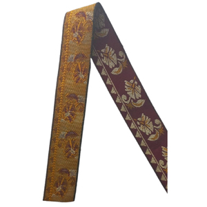 Accesorios para ropa y procesamiento, pretina elástica plana tejida de ancho personalizado, banda elástica Jacquard de poliéster para tirantes - Product Image 1