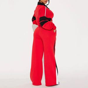 Survêtement ample et imprimé pour femmes Chemise à manches longues d'automne + pantalon long imprimé Ensemble décontracté deux pièces pour femmes africaines de grande taille - Product Image 5