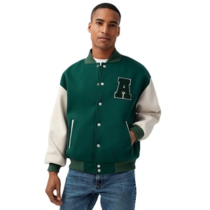 Chaquetas Varsity de Lana para Hombre, Estilo Vintage, de Alta Calidad, Personalizadas por el Fabricante, Ecológicas, Resistentes al Viento, para Otoño e Invierno - Product Image 1