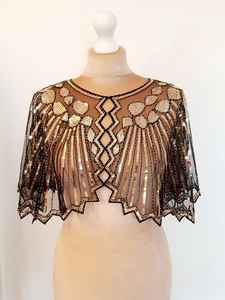 Cape perlée de style Preppy haute couture pour femmes et adultes Unique Handmade Party Wrap ODM Club Wear - Product Image 5