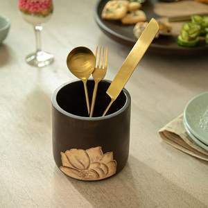 Simple Wooden Printed <b>Utensil</b> <b>Holder</b> Budget Friendly Storage for Cooking <b>Utensils</b> Printed Wooden <b>Utensil</b> <b>Holder</b> - Product Image 6