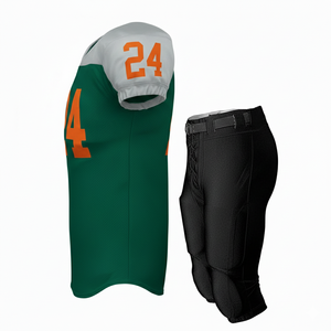 Maillot de football américain sur mesure à taille élastique avec impression personnalisée intégrale, manches courtes, 100% polyester - Product Image 5