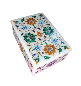 High Quality <b>Mop</b> Fashion Accessories Jewellery Marble Box with Hand-Carved Available <b>for</b> <b>Sale</b> from India - Product Image 1