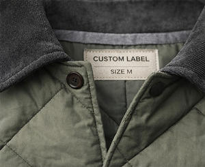 Chaqueta Acolchada Transpirable para Hombre, Chaqueta de Invierno Ligera y Aislante para Exteriores, Chaqueta Acolchada de Algodón con Estilo de Chaqueta Inflable y Costuras de Diamante - Product Image 4