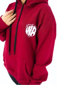 Derniers sweats à capuche en polaire écologiques imperméables pour femmes, vêtements d'hiver en tissu personnalisé, logo de marque personnalisé, impression sur le devant - Product Image 5