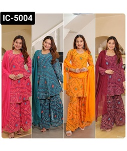 Salwar Kameez Kurta Traditionnel Indien et Pakistanais pour Adultes, Robe de Mariage à Impression Numérique pour Femme, Vente en Gros - Product Image 1
