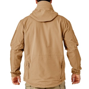 Veste de randonnée d'extérieur coupe-vent en softshell imperméable camouflage tactique pour hommes, veste de safari de chasse - Product Image 3