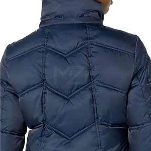 Chaquetas Acolchadas de Punto para Mujer, Invierno, Logotipo Personalizado, Marca Privada, Tela de Poliéster de Alta Calidad, Transpirable, Ropa Casual, Venta en Línea - Product Image 6
