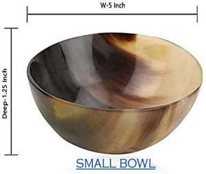 Customized Size and Shape Horn Serving Bowl <b>Disposable</b> <b>Tableware</b> & Kitchenware with Shoop Horn Bowl - Product Image 3