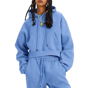 OEM Custom Women's Two-Piece Set Breathable Full Zip Tracksuit with Embroidered Logo and Private Label Solid <b>Pattern</b> Apparel - Product Image 1