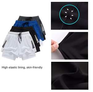 กางเกงขาสั้นผู้ชายแบบลำลองคุณภาพสูงน้ำหนักเบาระบายอากาศได้ดีแห้งเร็ว - Product Image 4