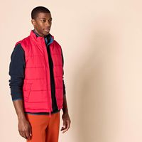 Gilet de golf en nylon matelassé avec logo personnalisé pour hommes support d'hiver isolé, imperméable et coupe-vent OEM sans manches pour commandes en gros