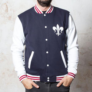 Vestes de baseball universitaires décontractées avec broderie d'alphabet d'hiver de style cool personnalisé de qualité supérieure pour garçons - Product Image 3