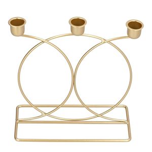 Good Quality Gold Metal <b>Candle</b> Holder Iron <b>Cheap</b> Decorative Candlestick for Home Decor Luxury <b>Candle</b> Mold - Product Image 1