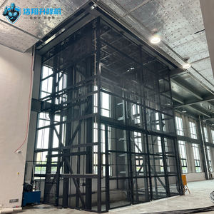 Fabrikalar için elektrikli/hidrolik Combo kargo kaldırma <span class=keywords><strong>5T</strong></span> dikey yük asansörü kaymaz Platform ve acil durdurma - Product Image 4