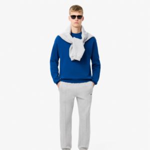 Haute qualité personnalisé bleu grec lettres sweat hiver tricoté tissu brodé imprimé avant bas quantité minimale de commande - Product Image 4