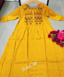 Look magnifique avec broderie dernière conception de mode prêt à porter bas prix avec Dupatta veste robe indienne en gros ethnique Gharara - Product Image 6