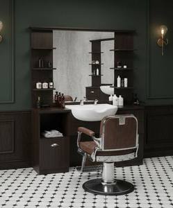 Meubles de salon et de barbershop en bois de luxe modernes pour les centres commerciaux, les gymnases, les ateliers - Product Image 4