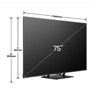 75-Inch 4K Mini LED Smart <b>TV</b> Flat Screen with 165Hz Refresh Rate Surround Sound Voice Control-for Bathroom Use - Product Image 2
