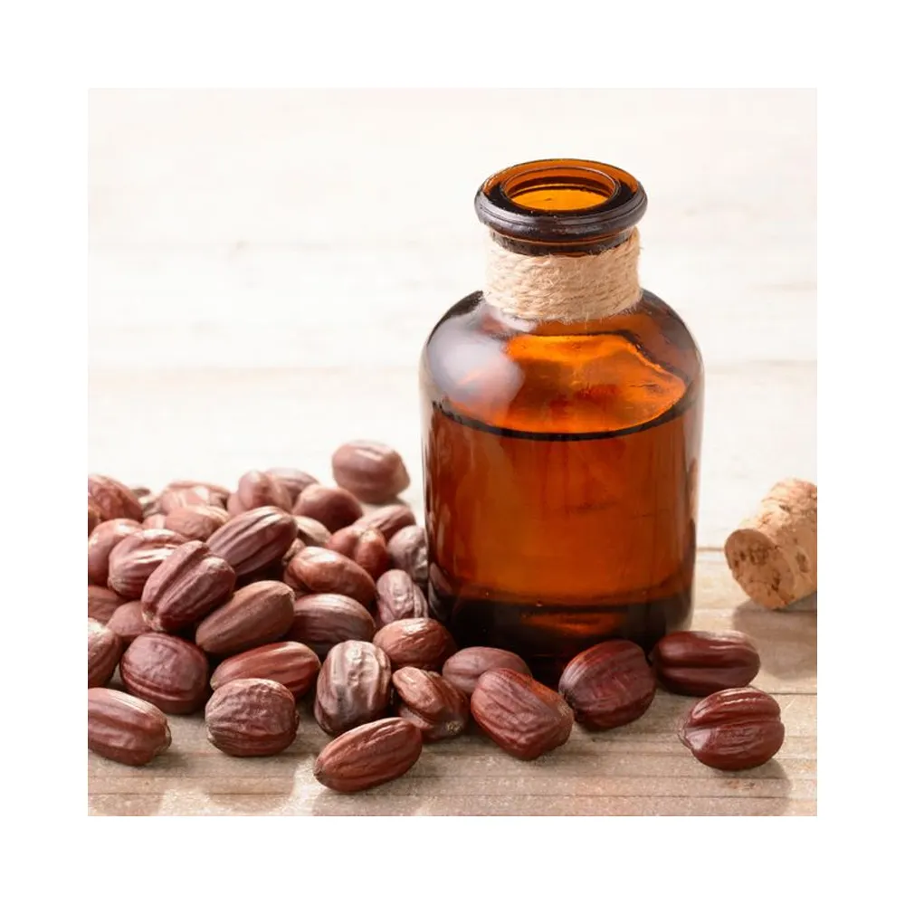 Huile de jojoba naturelle et de meilleure qualité Marque propre 100% Huile de graines de jojoba naturelle Prix de gros en vrac