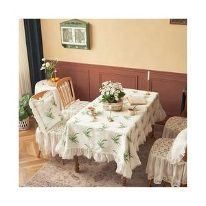 Venta Directa de Fábrica, 100% Lino, Duradero, Suave, Patrón Personalizado, Sólido, Medio Blanco, Bordado, Borde Completo, Impermeable, Desechable - Product Image 1