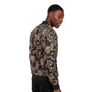 Vente en gros Blouson bombardier d'automne surdimensionné 6xl chaud brodé blouson d'aviateur imperméable avec logo personnalisé grande taille - Product Image 2