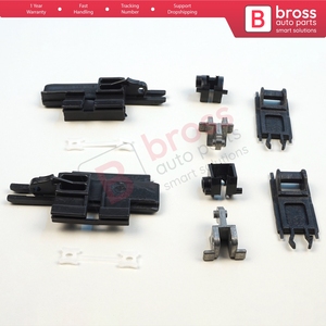ชุดรางเลื่อนซันรูฟ BSR676 10 ชิ้น ชุดคลิปยึดซ้ายขวา สำหรับรถยนต์ซีรีส์ 5 E39 ปี 1996-2003 แบบ 4/5 ประตู และ X5 E53 ปี 2000-2006 รุ่น 811 - Product Image 2