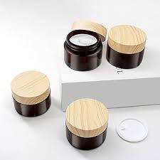 Tarro de Crema Redondo de Alta Calidad de Madera y Aluminio con Tapa de Madera, Tarro de Crema Cosmética de Metal - Product Image 2