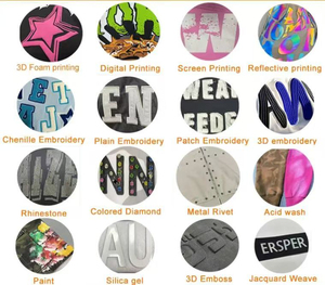 Survêtement unisexe de haute qualité en coton 100% lavé à l'acide, impression DTG de logo de mode streetwear personnalisée - Product Image 4