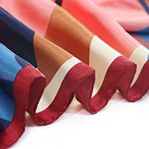 <b>Scarf</b> Bandanas for Women Custom Pattern Professional Light Luxury High Quality Business Gift - Product Image 4