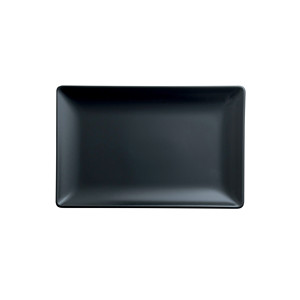 Plateau rectangulaire en grès noir M1934 Boston Tokyo 20 x 13 cm pour la restauration, les hôtels et la vente en gros - Product Image 1
