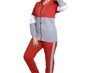 Survêtements deux pièces pour femmes, taille plus, à capuche, décontractés, imprimés, lourds, personnalisés, ensemble unisexe, entraînement, jogging, service OEM - Product Image 3